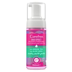 Carefree Daily Intimate Cleansing Mousse With Green Tea And Aloe Vera 150 ml