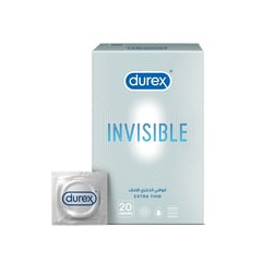 Durex Condom Invisible Extra Thin 20 Pieces