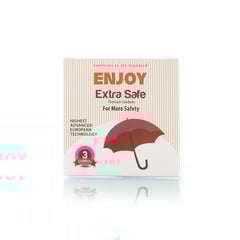 Enjoy Condom Extra Safe 3 Pieces
إنجوي واقي ذكري وقاية إضافية 3 قطع