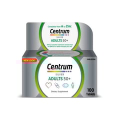 Centrum Silver Adult 50+ Supplements 100 Tabs