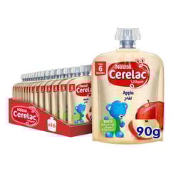 Cerelac Apple 16X90g
مهروس سيريلاك تفاح 90 جم