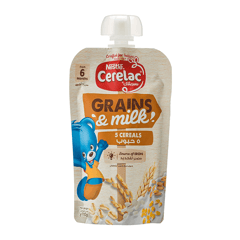 Cerelac Grains & Milk 5 Cereals From 6 Months 110 gm