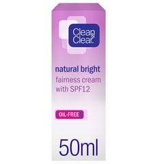 كلين آند كلير، كريم تفتيح، ناتشورال برايت، وقاية SPF12، ٥٠ مل