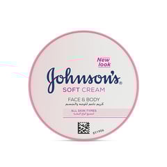 Johnson`s Soft Cream Face & body 200 ml
جونسون كريم للجسم ترطيب 24 ساعة ناعم عبوة 200 مل