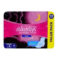 أولويز فوطة الأحلام قطنية ناعمة ليلية كبيرعدد 48