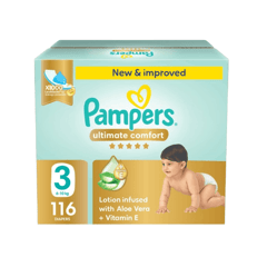 Pampers Premium Care Size (3) Medium Mega Box 116 Diapers
