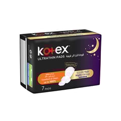 Kotex Ultra Thin Pads Nighttime With Wings 7 Pads