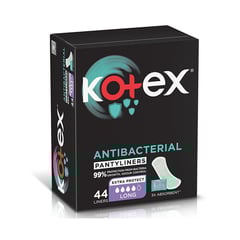 Kotex Feminine Pantyliners Antibacterial Long 44 Pieces