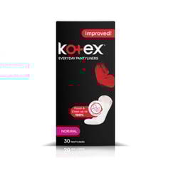 Kotex Feminine Pantyliners Normal Unscented 30 Pieces