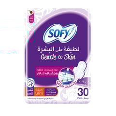 Sofy Slim Large 29 Cm Sanitary Pads With Wings 30 Pads