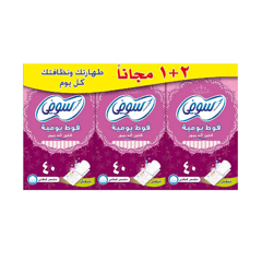 Sofy Pantyliner Fresh Regular (2+1) 40 Pcs