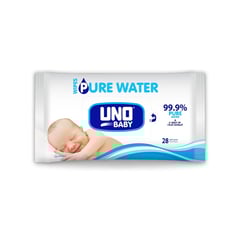 UNO Baby Pure Water 28 Wipes
