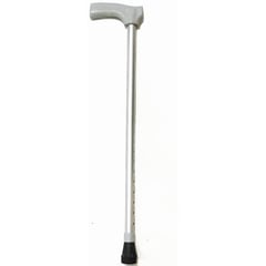 Walking Stick Aluminum Adjustable Hand Silver