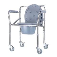 Toillet Commode Chair With Wheels