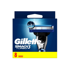 Gillette Mach3 Turbo 8 Refill Blades
جيليت ماك 3 تيربو 8 شفرات حلاقة