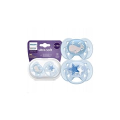 Avent 223/03 Ultra soft Soother 6-18m Boys