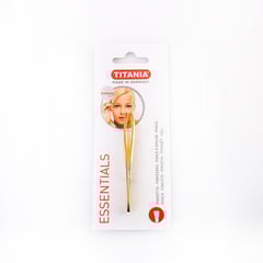 Titania Curved Tweezer Gold Plated 1074/Gg