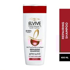 Elvive Shampoo Total Repair Damaged Hair 400 ml
الفيف شامبو معالج الشعر التالف 400 مل