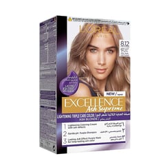 Excellence Hair Color Ash Pearl Light Blonde 8.12