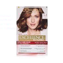 Excellence Hair Color Golden Light Brown 5.3