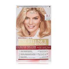 Excellence Hair Color Very Light Ash Blonde 9.1
