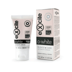 Excite O-White Bleach & Care 50ML
اكزايت أو - وايت كريم تفتيح للمناطق الحميمية للسيدات 50 مل