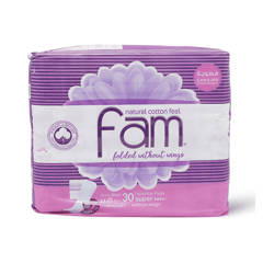 Fam Maxi Thick Folded Without Wings Super 30 Pads