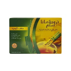 Tropicana Slim Calorie-Free Sweetener 25 Sticks
تروبيكانا سلم مُحلي خالي من السعرات الحرارية 25 كيس

