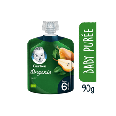Gerber Organic Pear From 6 Months 90 gm