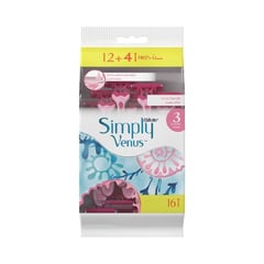 Gillette R Simply Venus 12+4
جيليت سيمبلي فينوس 3 ماكينة حلاقة للسيدات 12+4