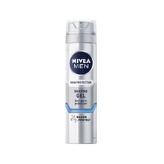Nivea Shaving Gel Protect & Care 200 Ml
نيفيا سيلفر بروتكت – جل حلاقة للرجال (200 مل)