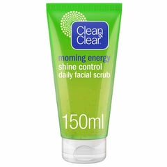 Clean & Clear Face Scrub Morning Energy Shine Control 150Ml