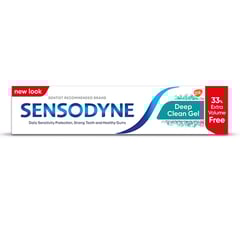 Sensodyne Deep Clean gel 75 ml with 33% extra volume