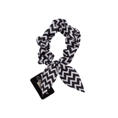 جلامور توكة شعر- أسود وأبيض - 1 قطعة