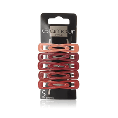 جلامور مشابك شعر حمراء اللون 10 قطع