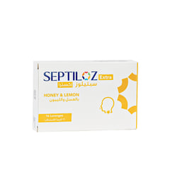 SEPTILOZ EXTRA LEMON & HONEY LOZENGES