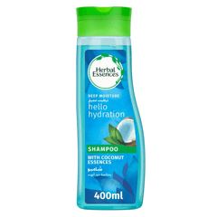 Herbal Essences Shampoo Hello Hydration Deep Moisture 400 ml
هيربال إيسنز شامبو هالو هيدراشن ترطيب عميق للشعر بخلاصة جوز الهند 400 مل