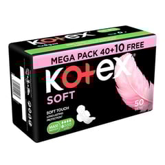 Kotex Maxi Soft Super 50 Pads
