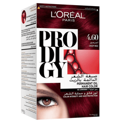 L'Oréal Prodigy Permanent Oil Hair Color 4.60 Deep Red
لوريال برودجي صبغة الشعر الدائمة بالزيت 4.60 أحمر عميق