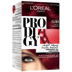 L'Oréal Prodigy Permanent Oil Hair Color 6.60 Intense Red
لوريال برودجي صبغة الشعر الدائمة بالزيت 6.60 أحمر غامق