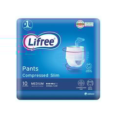 Lifree Adult Diaper Pants Unisex Medium size 10 Pieces