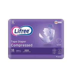 Lifree Tape Adult Diaper Small 18 Pieces