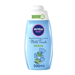 NIVEA Baby Mild Touch Moisturizing Lotion, Aloe Vera, 500ml