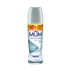 Mum Deodorant Roll On Unperfumed 75 Ml