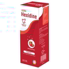 Asma Hexidine Mouthwash Strawberry 200 ml