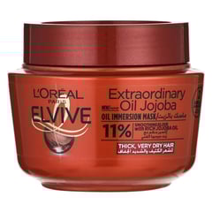 L`Oréal Elvive Hair Mask Extraordinary Oil 300 ml
لوريال إلفيف ماسك شعر زيت الجوحوبا الغني 300 مل