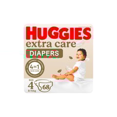 هجيز (4) عناية فائقة (8-14) كجم عبوة جامبو 68 حفاض