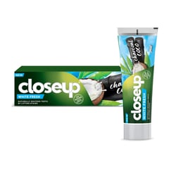 Close Up Toothpaste 24H Fresh Breath White Fresh Charcoal Detox & Coconut 75 ml