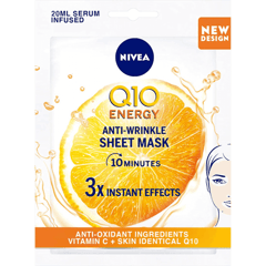 Nivea Q10 Energy + Vitamin C Anti-Wrinkle Face Sheet Mask 2.8g