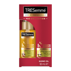 Tresemme Hair Oil Keratin Smooth&Shine Oil 50Ml
تريسمي زيت شعر زيت اللمعان نعومة الكيراتين 50مل
